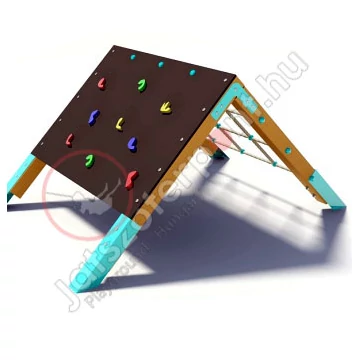 Háromszög mászóka mászófallal kicsiknek 