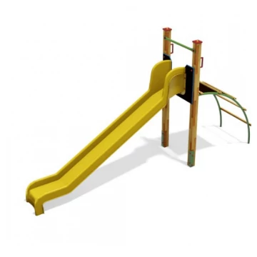 Állványos csúszda íves létrával 