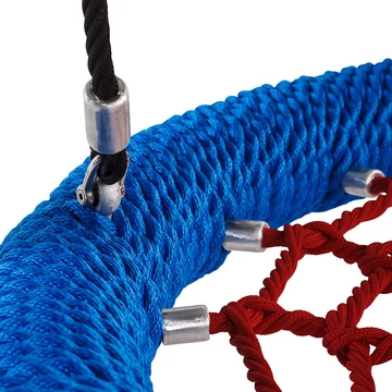 Közterületi rögzítőszett fészekhintához, erősített kötéllel