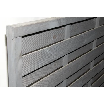 Klassik kerítéselem egyenes 90x180 cm szürke