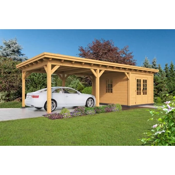 Kombinált kocsibeálló tárolóval -TYP07- XLméret