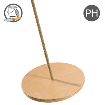 Fa tányérhinta - PH kötéllel ¤30 cm