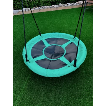 Fészekhinta 100 cm "coaland" 1,8 m kötéllel zöld-fekete 160 kg teherbírás!