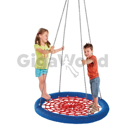 közterületi fészekhinta 100 cm piros-kék