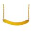 Kép 1/3 - Rugalmas hintaülés sárga színű bevonatos lánccal